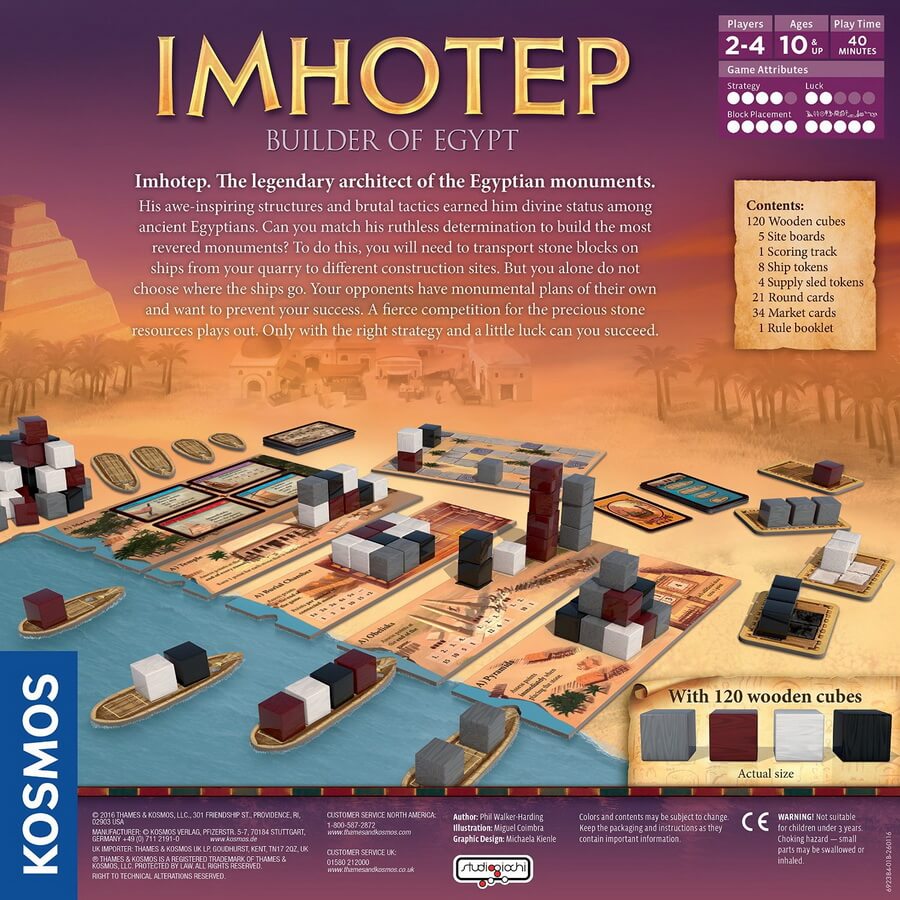 Imhotep Builder of Egypt - Best Strategy Game