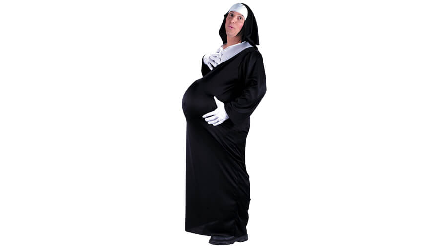 Pregnant Nun Halloween Costume